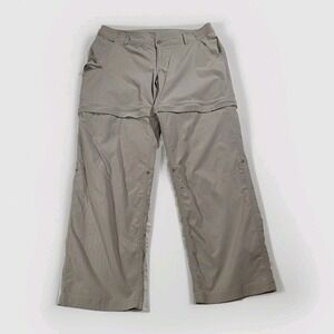 World Wide Sportsman Mens 16 Convertible Cargo Pants Khaki Tan Hiking Fishing